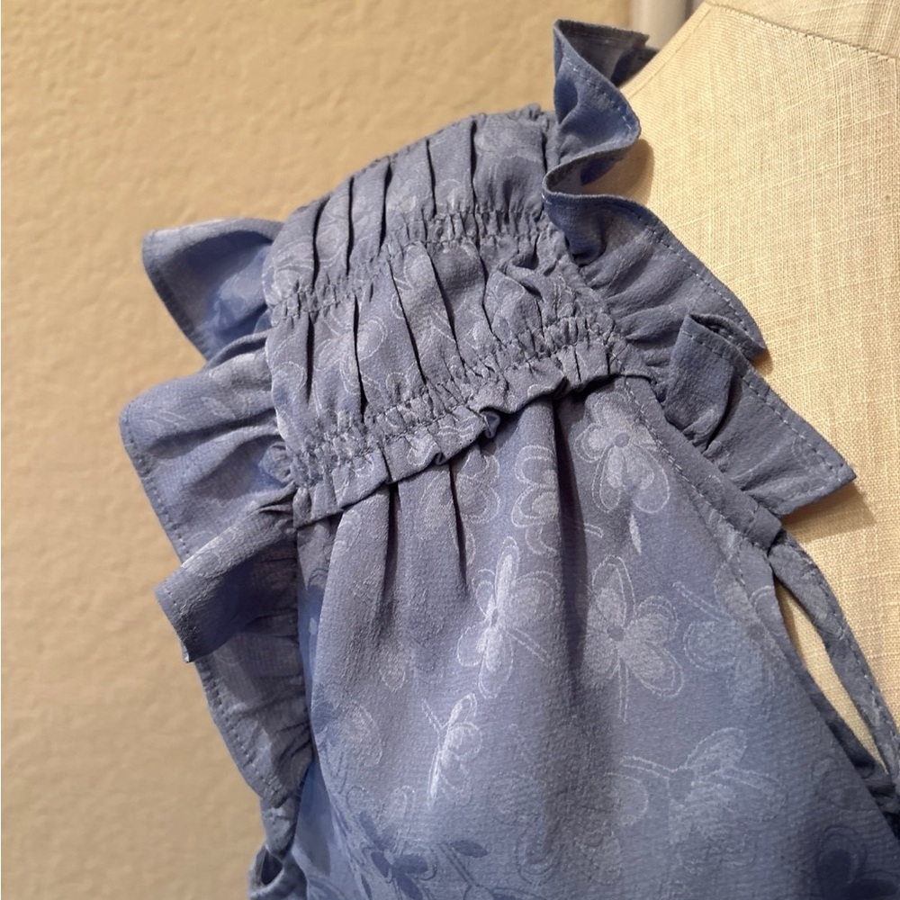 Current Air Ruffled & Smocked Mini Dress - Picture 8 of 12